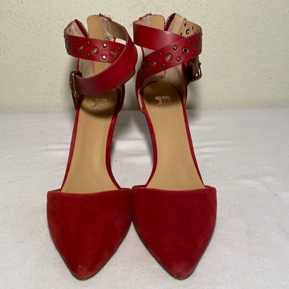 Joe’s Jeans Betty, 3 inch Stilletto Pumps, Red, size 8.5 - Picture 2 of 6